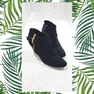 Mossimo Black Ankle Boots/ Booties, Womens Size 9.5